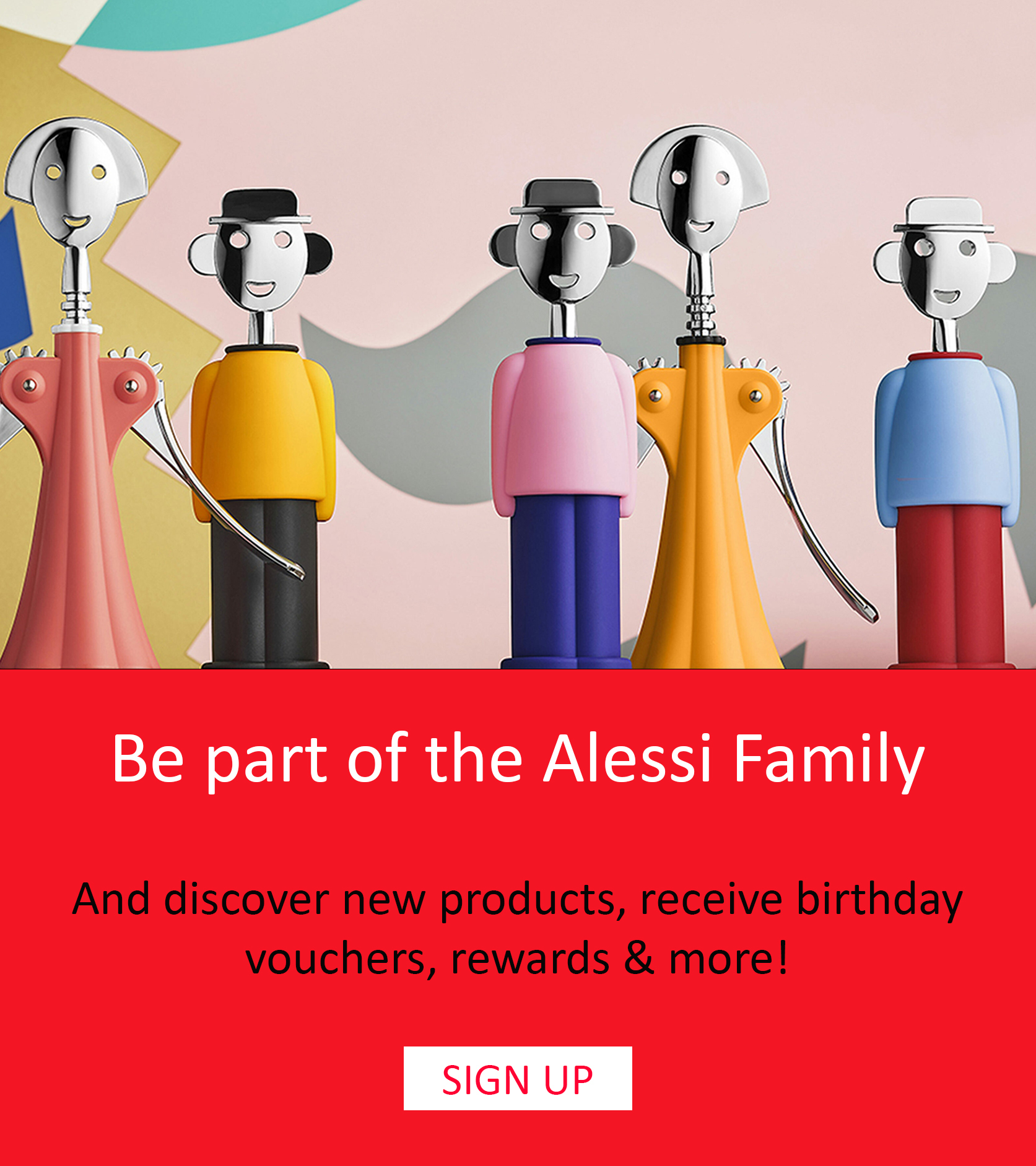 ALESSI SIGN UP mobile
